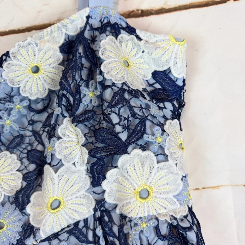 Aqua | Floral Lace Midi Dress, XL - Picture 6 of 10